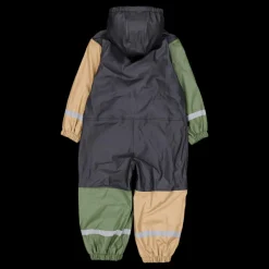 Best Lindberg Fagerhult Rain Baby Overall, F Anth/green Grön
