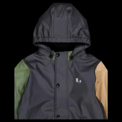 Best Lindberg Fagerhult Rain Baby Overall, F Anth/green Grön