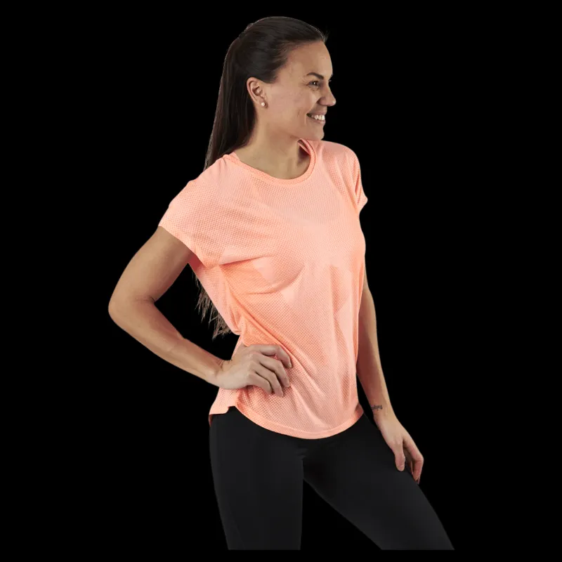 Only Play Fan Loose Burnout Ss Tee Orange Discount
