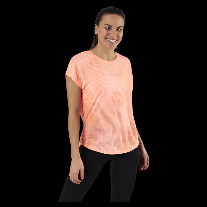 Only Play Fan Loose Burnout Ss Tee Orange Discount