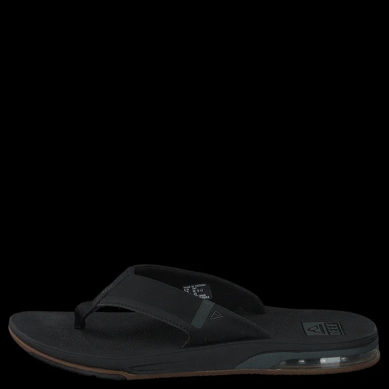 Reef Fanning 2.0 Black Svart Clearance