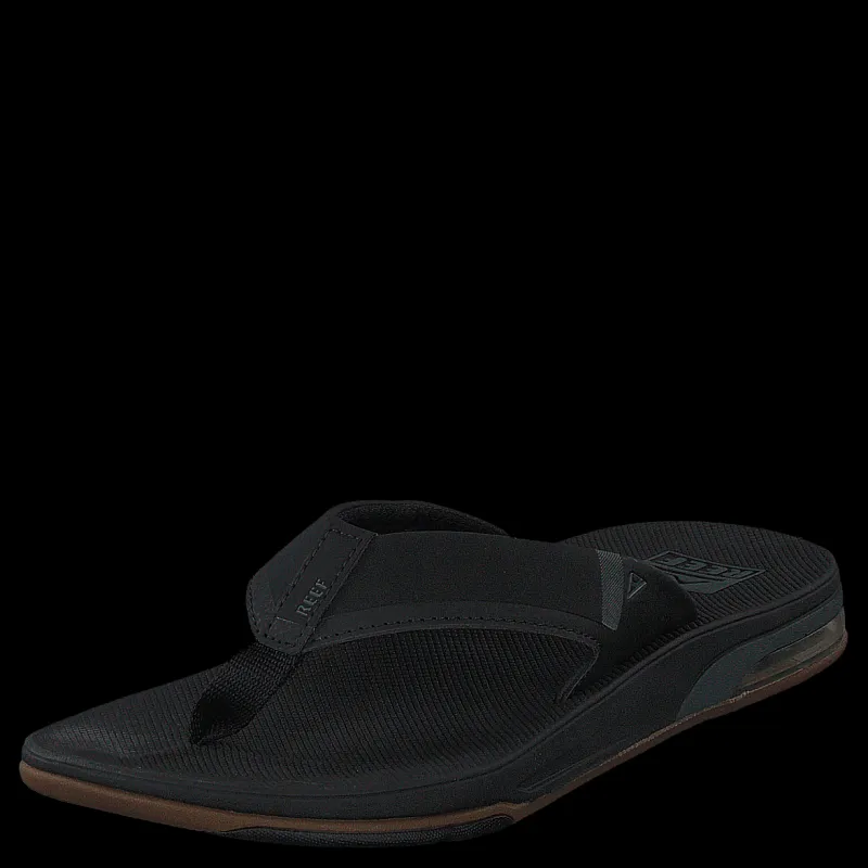 Reef Fanning 2.0 Black Svart Clearance