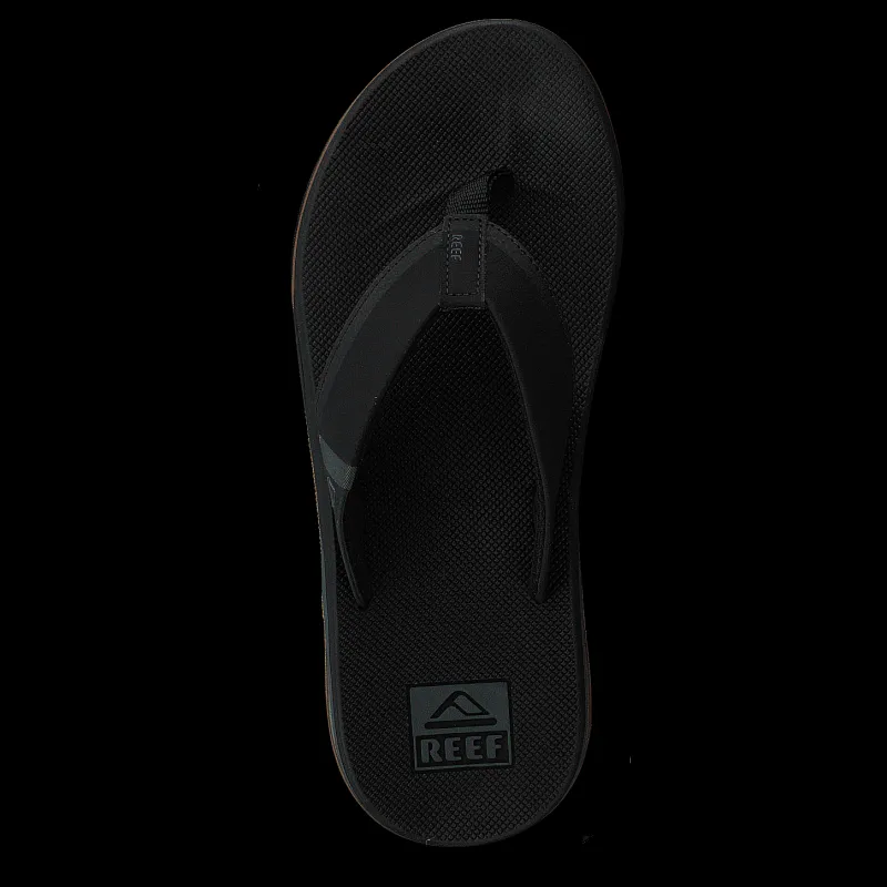 Reef Fanning 2.0 Black Svart Clearance