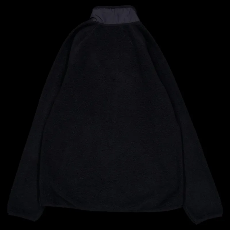 Tretorn Farhult Pile Patch Jacket Black Svart New