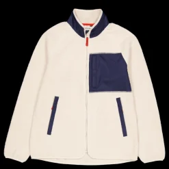Tretorn Farhult Pile Patch Jacket Light Begie Rosa Discount