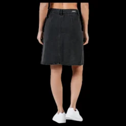Discount Only Farrah Reg Dnm Skirt Black Svart