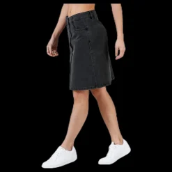 Discount Only Farrah Reg Dnm Skirt Black Svart