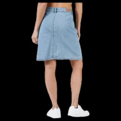 Online Only Farrah Reg Dnm Skirt Blue Blå