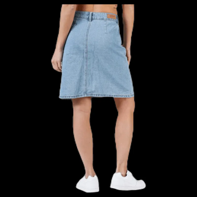 Online Only Farrah Reg Dnm Skirt Blue Blå