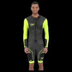 Speedo Fastskin Swimrun Male Suit Black/Yellow Svart och Gul