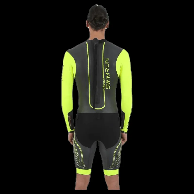 Speedo Fastskin Swimrun Male Suit Black/Yellow Svart och Gul