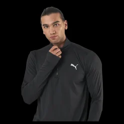 Puma Favorite 1/4 Zip Black Svart Best