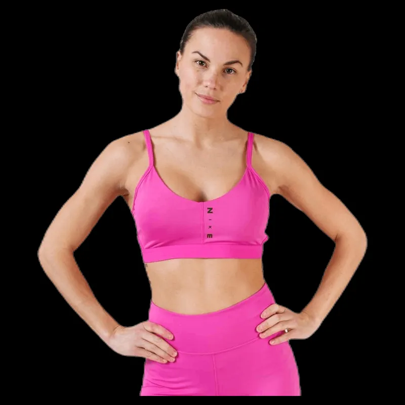 New Nike Favorites Surf to Sport Bra Pink/Black Rosa