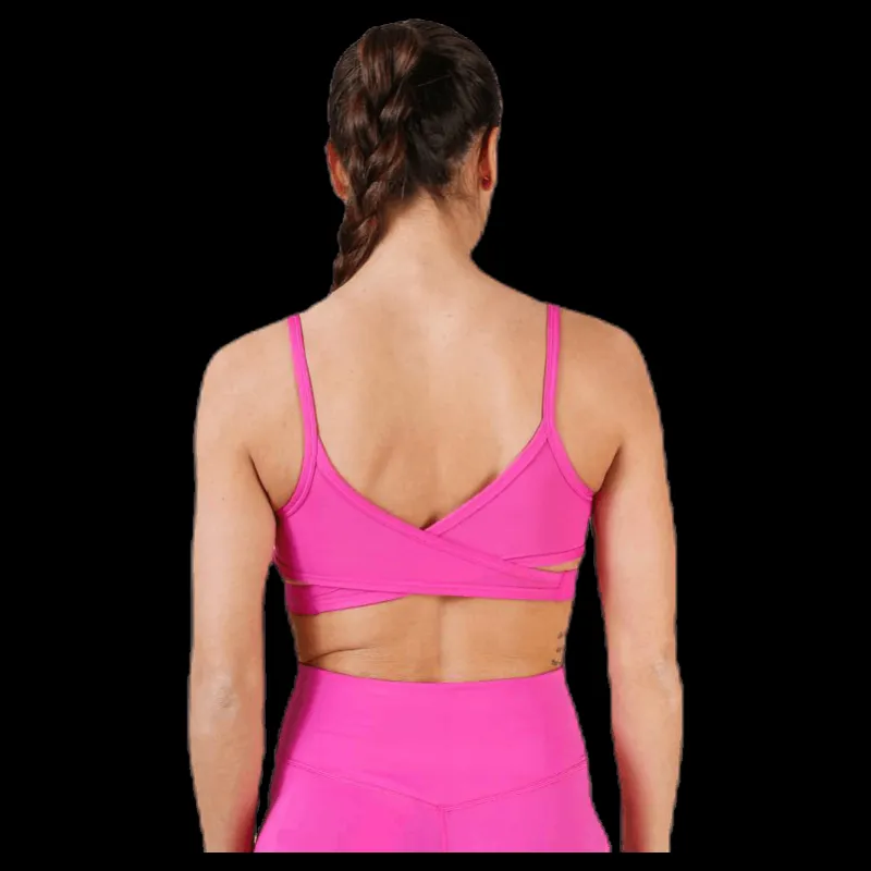 New Nike Favorites Surf to Sport Bra Pink/Black Rosa