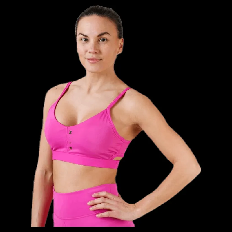 New Nike Favorites Surf to Sport Bra Pink/Black Rosa