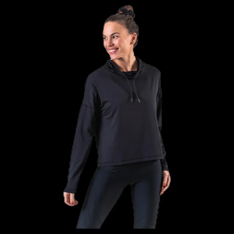 BLACC Faxi Crop Sweater Black Svart Outlet