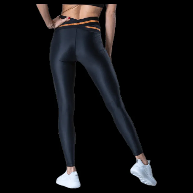Outlet Casall Fearless High Waist 7/8 Tights Black Svart