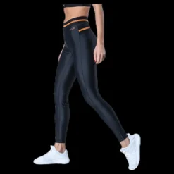 Outlet Casall Fearless High Waist 7/8 Tights Black Svart