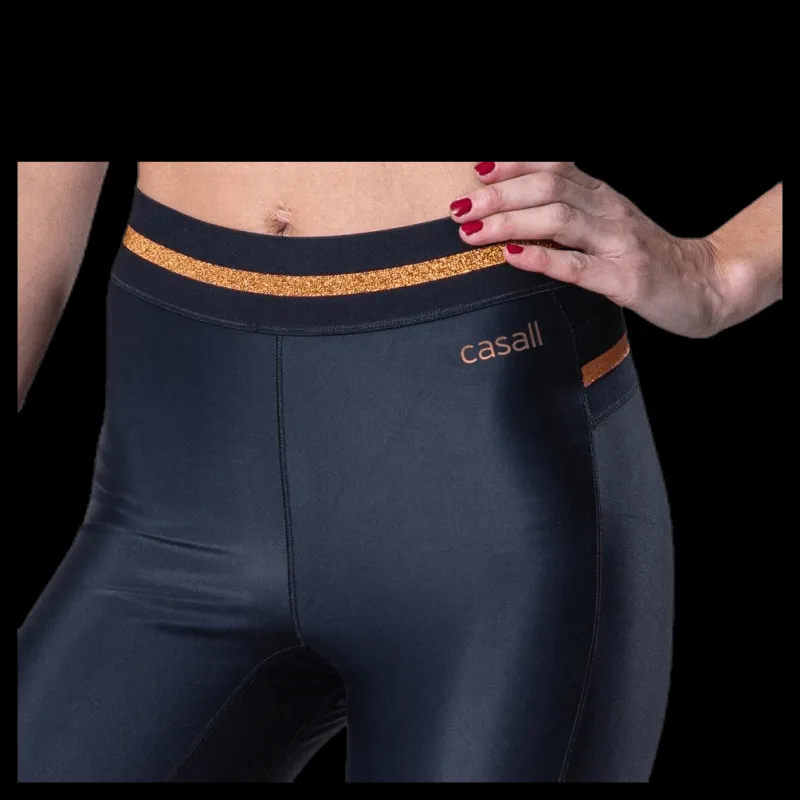 Outlet Casall Fearless High Waist 7/8 Tights Black Svart