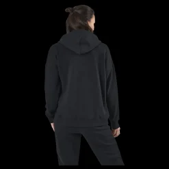 Only Feel Life L/S Hood Swt Black Svart Best