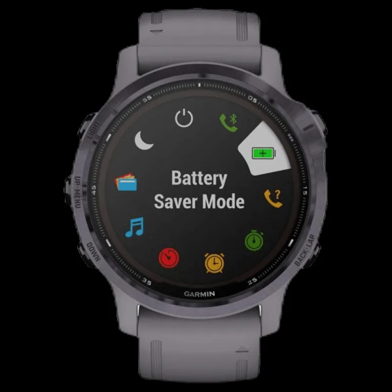Garmin Fenix 6 S Pro Solar Blue/Grey Blå och Grå Best