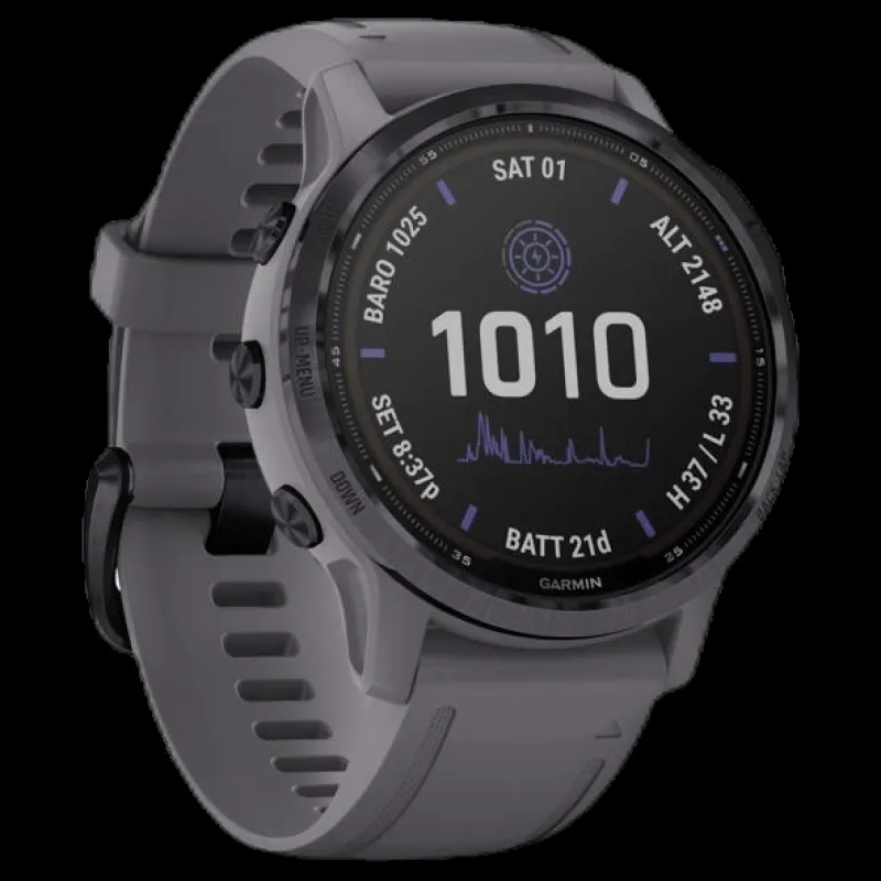 Garmin Fenix 6 S Pro Solar Blue/Grey Blå och Grå Best