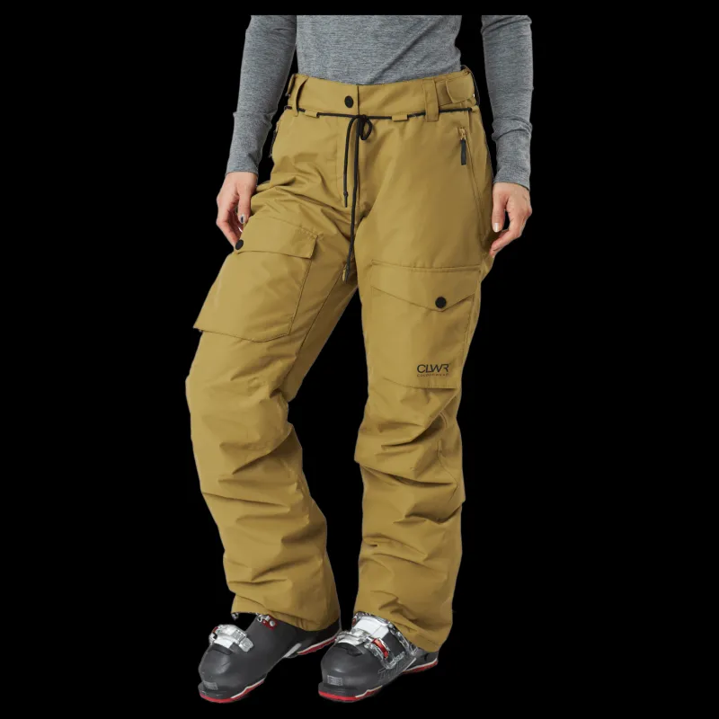 Clearance ColourWear Fine Pants W Light Olive Grön