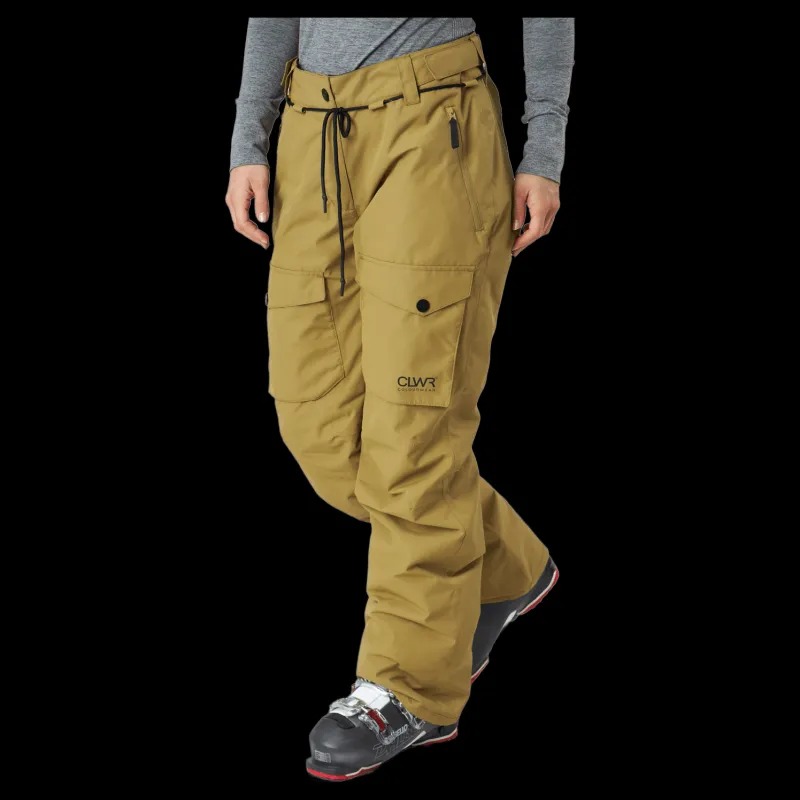 Clearance ColourWear Fine Pants W Light Olive Grön