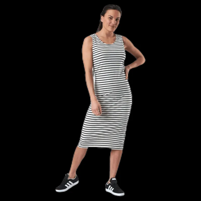 Holebrook Fiona Tank Dress Blue/White Blå och Vit Hot