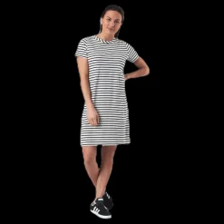 Holebrook Fiona Tee Dress Blue/White Blå och Vit Outlet
