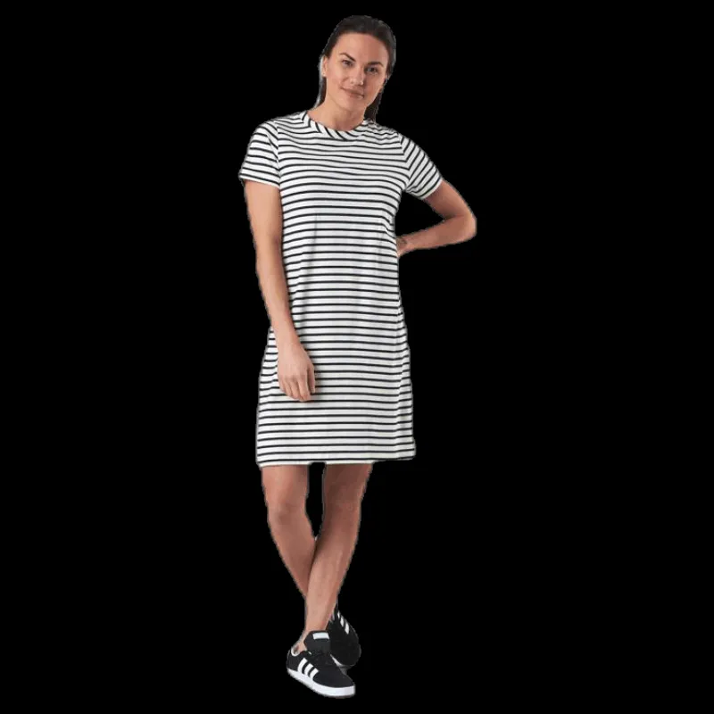 Holebrook Fiona Tee Dress Blue/White Blå och Vit Outlet
