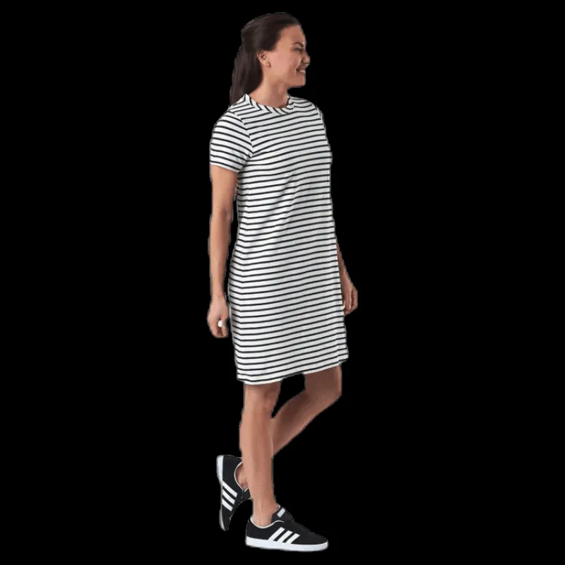 Holebrook Fiona Tee Dress Blue/White Blå och Vit Outlet