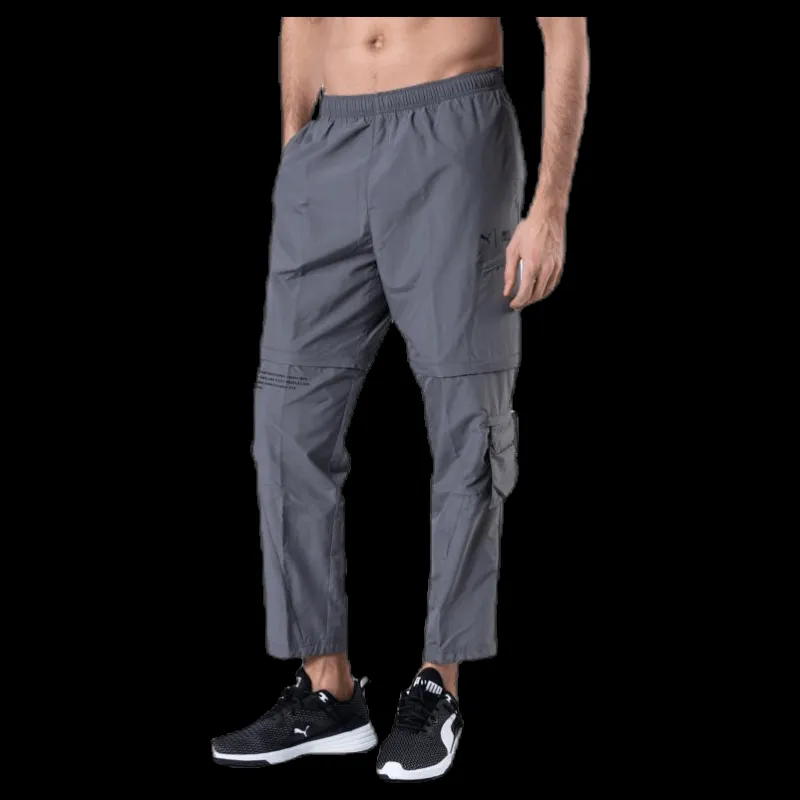 Hot Puma First Mile 2in1 Woven Pant Grey Grå