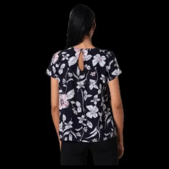 Only First One Ss Aop Top Blue Blå Online