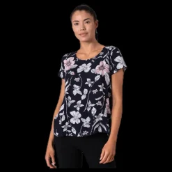 Only First One Ss Aop Top Blue Blå Online