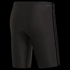 New adidas Fitness 3 Stripes Swim Jammer Black / White Svart
