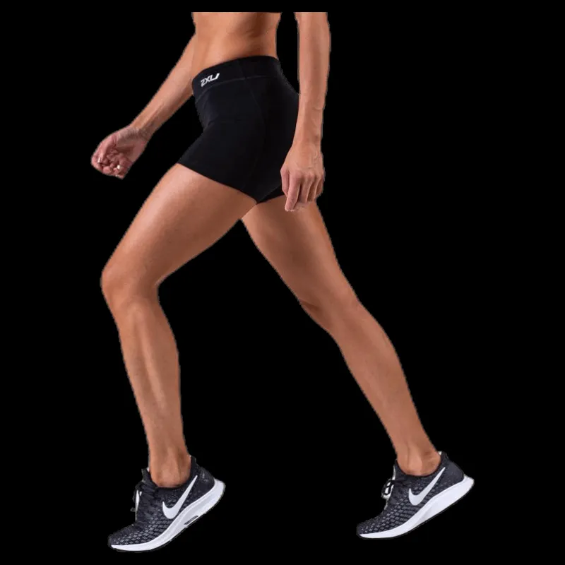 2XU Fitness Comp.4 Inch Shorts Black/Silver Svart och Silver Best