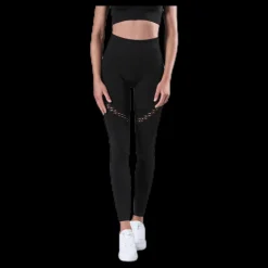BLACC Fitness Seamless Mesh Tights Black Svart Hot