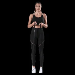 BLACC Fitness Seamless Mesh Tights Black Svart Hot