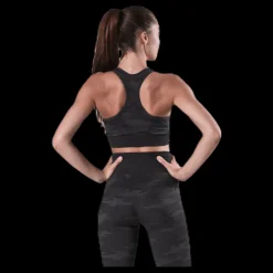 BLACC Fitness Seamless Racerback Bra Patterned/Black Mönstrad och Svart Best