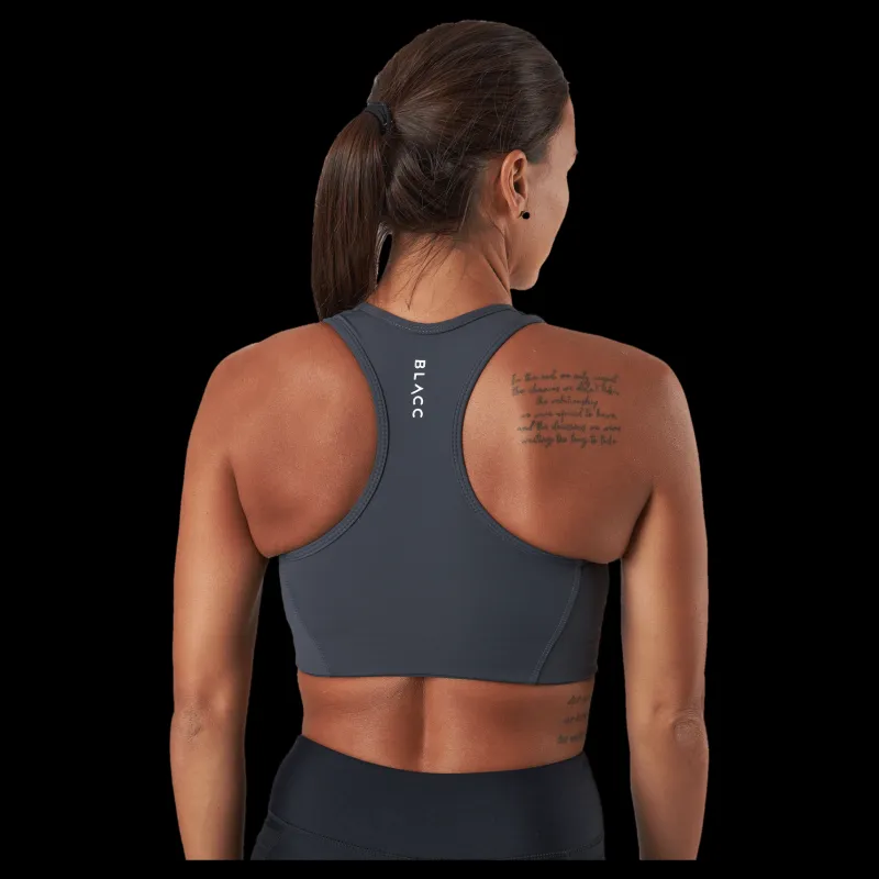 Clearance BLACC Fixed High Support Bra Black / Grey Svart och Grå