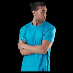 adidas FL Primeblue Tee Blue Turkos