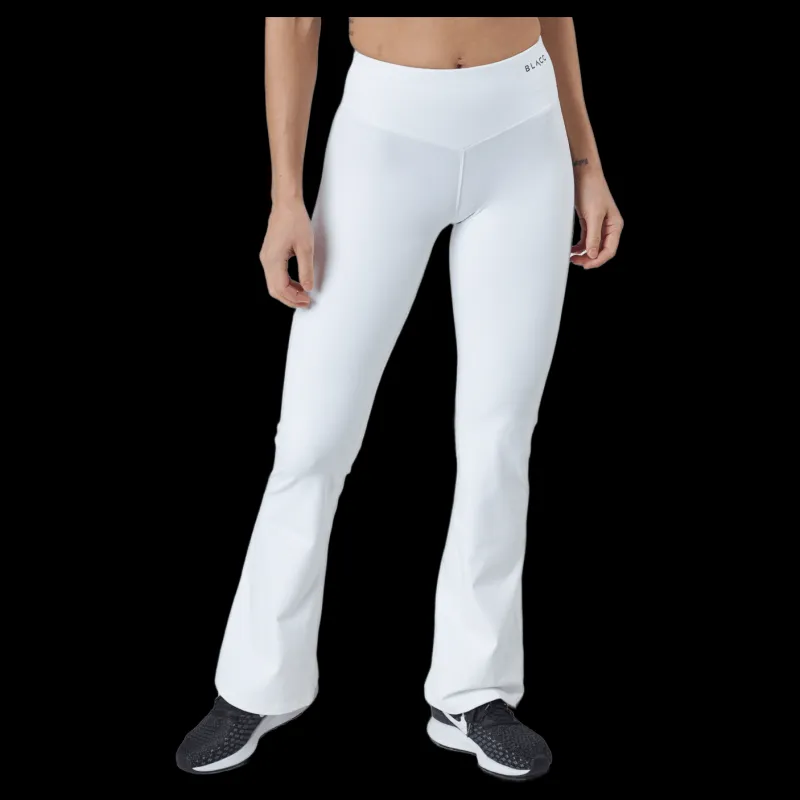 BLACC Flatter High Waist Flare Pants White Vit Outlet