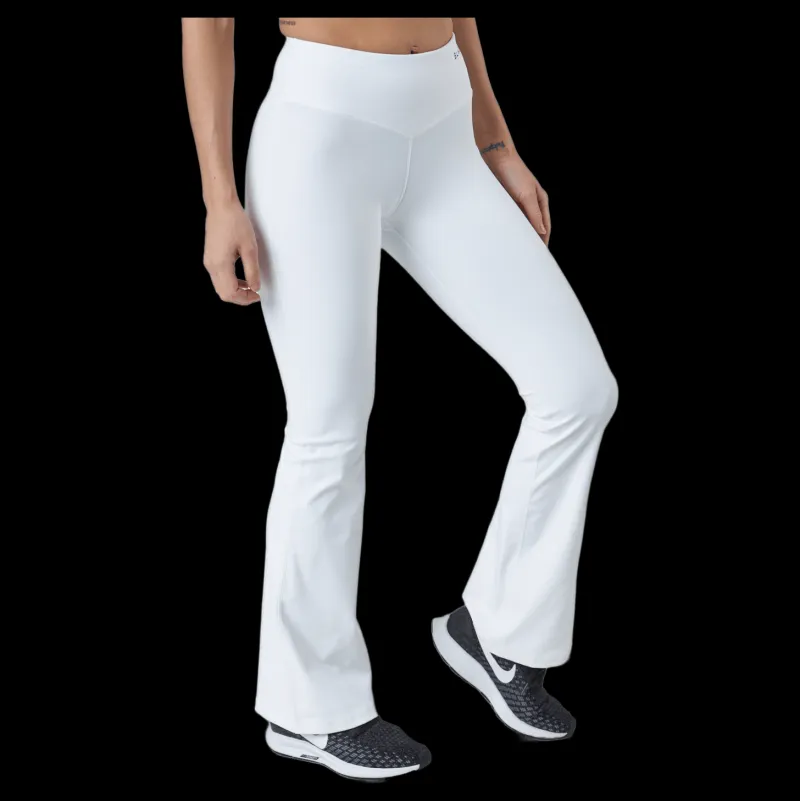 BLACC Flatter High Waist Flare Pants White Vit Outlet