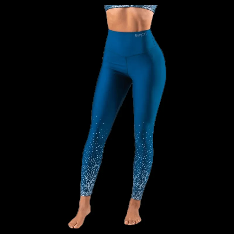 BLACC Flatter High Waist Tights Limited Blue Blå Sale