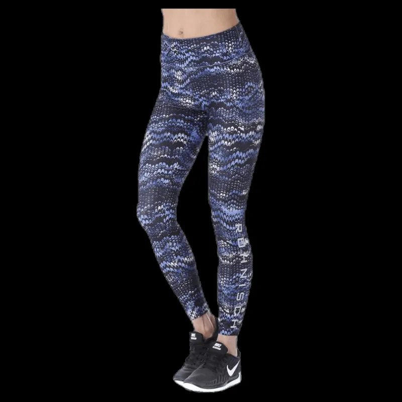 Röhnisch Flattering AOP Tights Blue/Black Blå och Svart Outlet