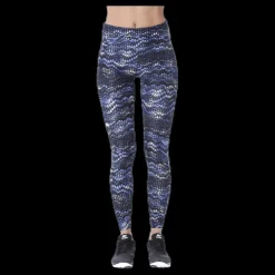 Röhnisch Flattering AOP Tights Blue/Black Blå och Svart Outlet
