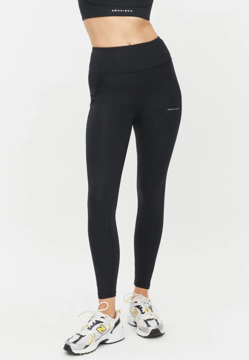 Outlet Röhnisch Flattering High Waist Tights Black Blå