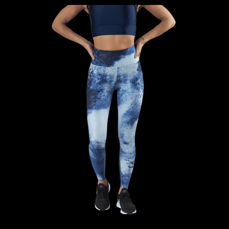 Discount Röhnisch Flattering Keira Printed Tights Blue Blå