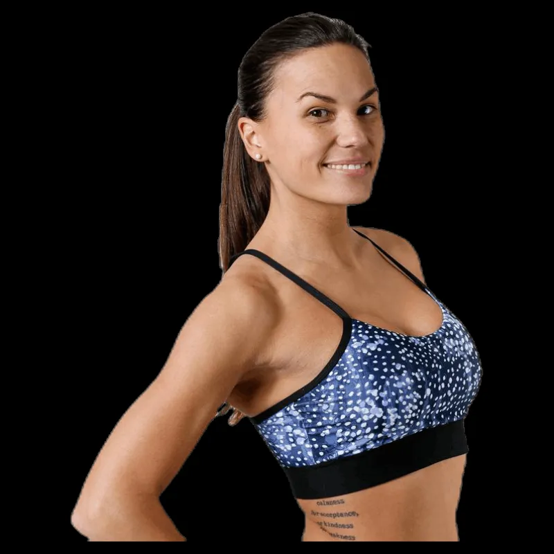 Röhnisch Flattering Sportsbra Blue Blå New